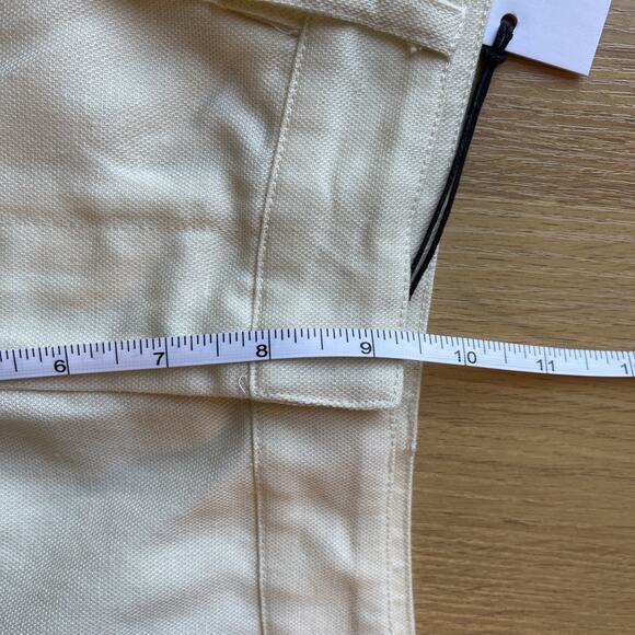 NWT WeWoreWhat x Revolve Women's Size 00 Off White Linen Blend Ivory Trousers - Picture 6 of 8